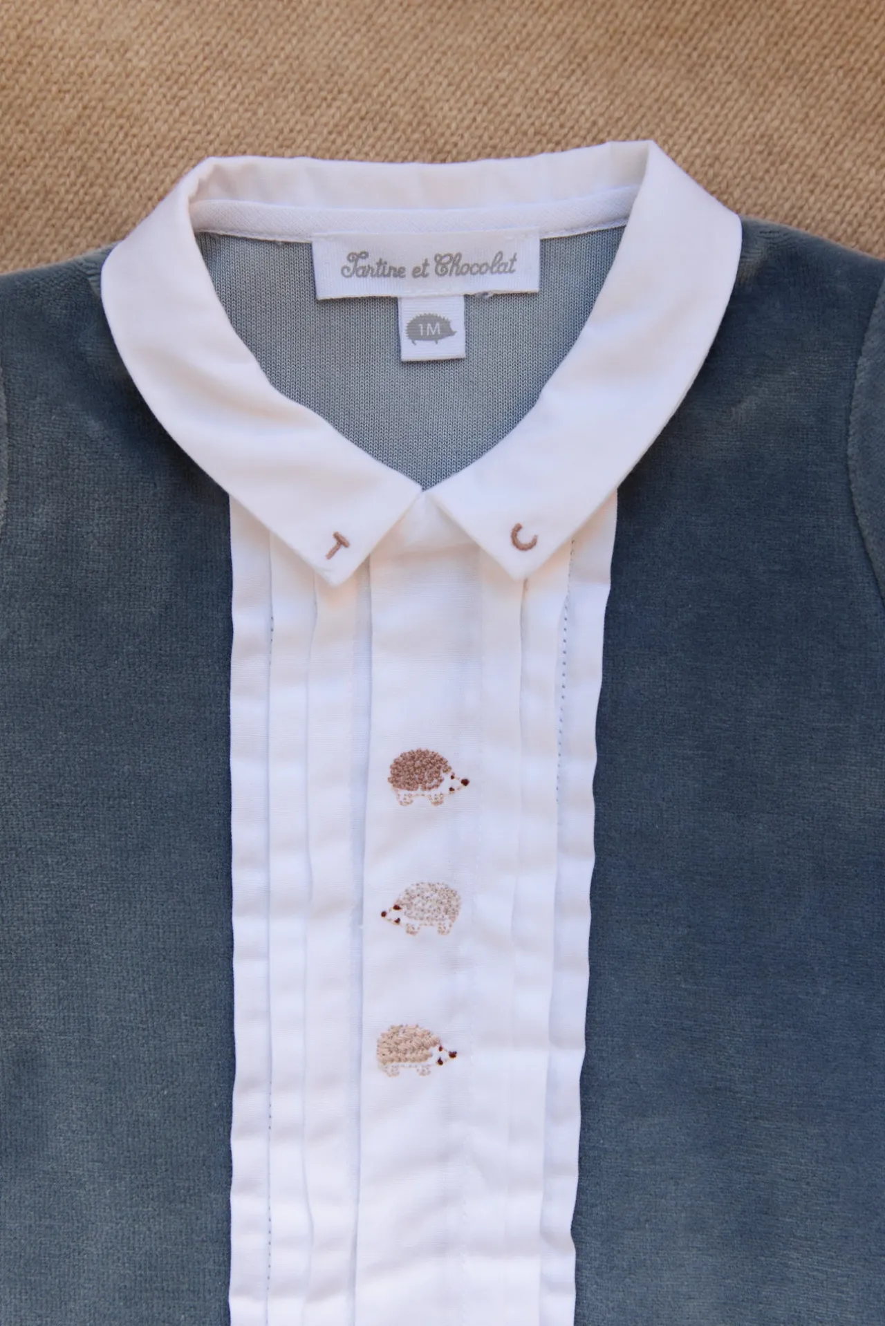 Tartine et Chocolat Pyjama Bleu orage hérisson| Pyjamas|Pyjamas