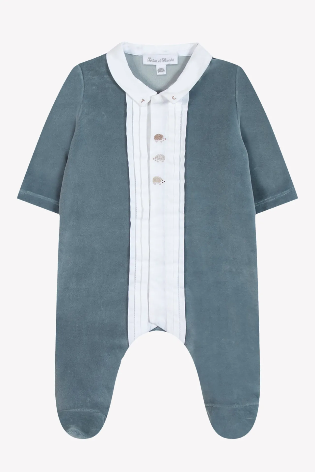 Tartine et Chocolat Pyjama Bleu orage hérisson| Pyjamas|Pyjamas
