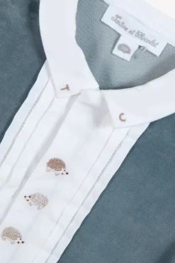 Tartine et Chocolat Pyjama Bleu orage hérisson| Pyjamas|Pyjamas