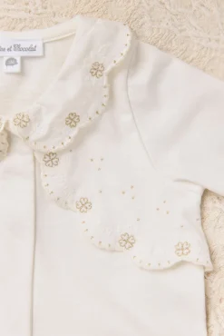 Tartine et Chocolat Pyjama Ecru volanté| Pyjamas|Pyjamas