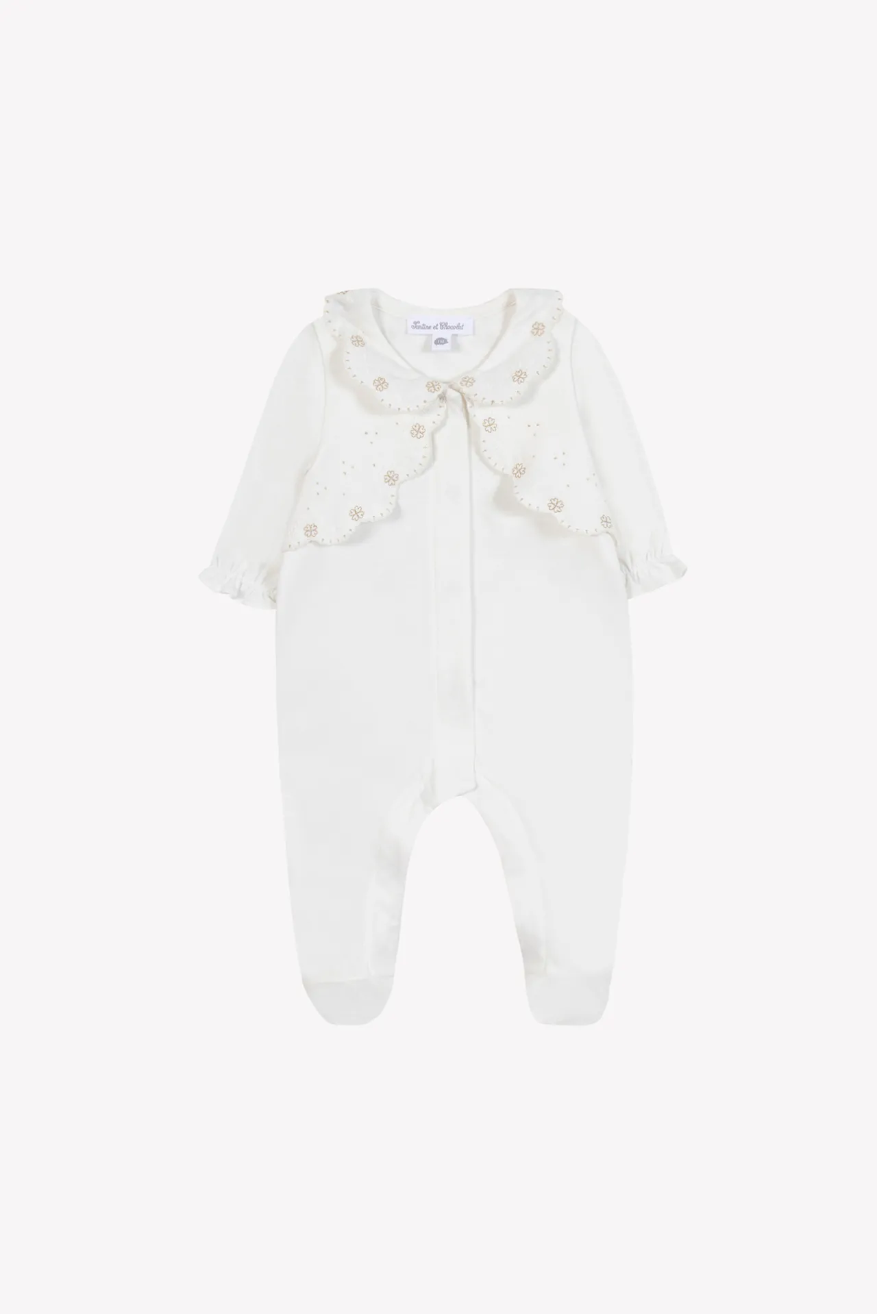 Tartine et Chocolat Pyjama Ecru volanté| Pyjamas|Pyjamas