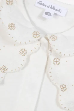 Tartine et Chocolat Pyjama Ecru volanté| Pyjamas|Pyjamas