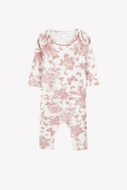 Tartine et Chocolat Pyjama 2 pièces Imprimé inspiration Toile de Jouy rose| Toile De Jouy Rose|Pyjamas - Bonnets