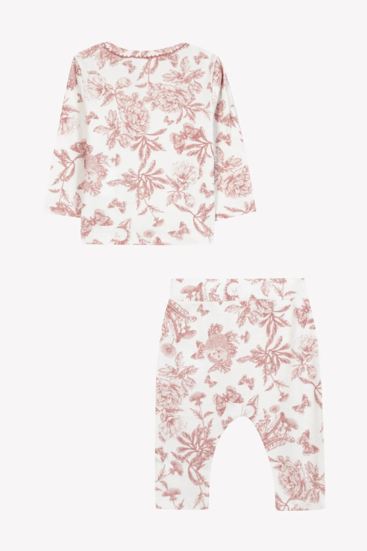 Tartine et Chocolat Pyjama 2 pièces Imprimé inspiration Toile de Jouy rose| Toile De Jouy Rose|Pyjamas - Bonnets