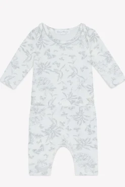 Tartine et Chocolat Pyjama deux pièces Imprimé inspiration toile de jouy gris| Toile De Jouy Gris|Pyjamas - Bonnets
