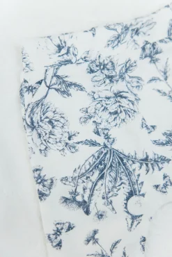Tartine et Chocolat Pyjama deux pièces Imprimé inspiration toile de jouy bleu| Toile De Jouy Bleu|Pyjamas - Bonnets
