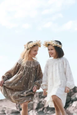 Tartine et Chocolat Robe Bronze velours et tulle|Enfant Robes