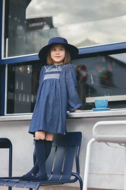 Tartine et Chocolat Robe Chambray col claudine|Enfant Robes