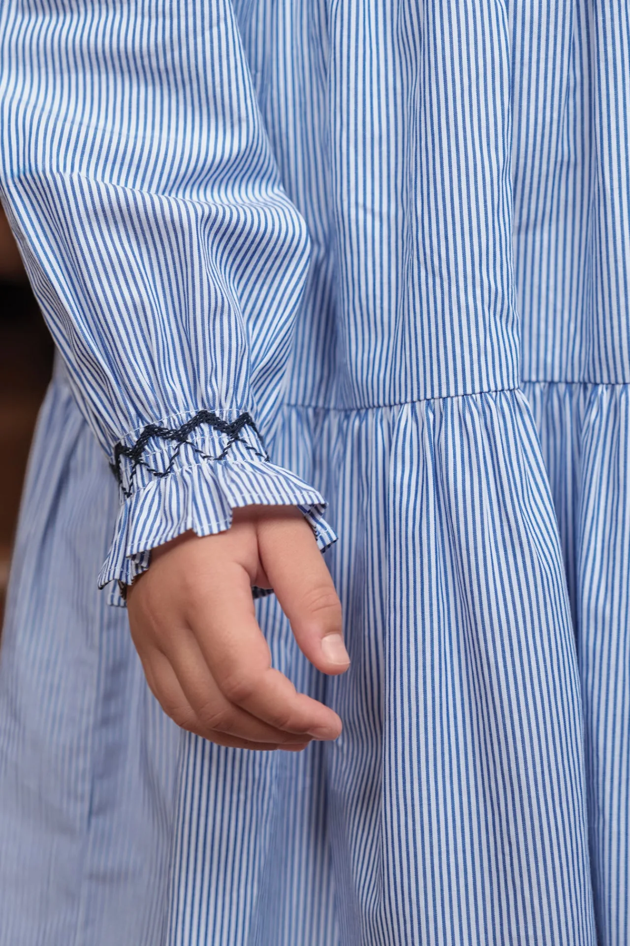 Tartine et Chocolat Robe Chambray rayures|Enfant Robes