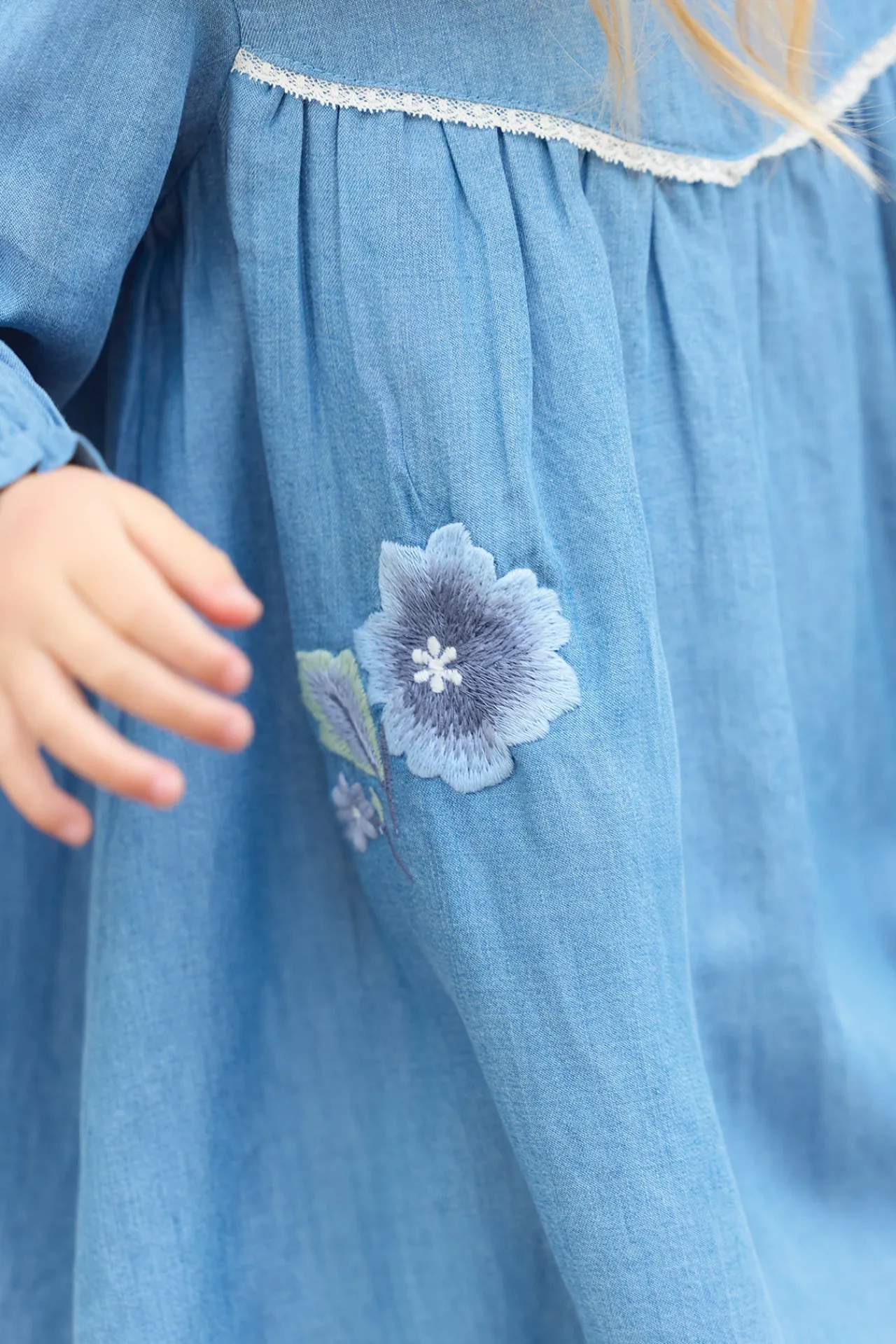 Tartine et Chocolat Robe Chambray broderies| Robes