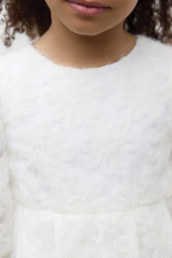 Tartine et Chocolat Robe Ecru tulle fleuri|Enfant Robes