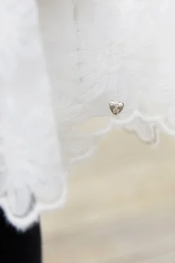 Tartine et Chocolat Robe Ecru tulle fleuri|Enfant Robes