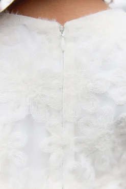 Tartine et Chocolat Robe Ecru tulle fleuri|Enfant Robes