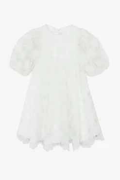 Tartine et Chocolat Robe Ecru tulle fleuri|Enfant Robes