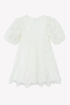 Tartine et Chocolat Robe Ecru tulle fleuri|Enfant Robes