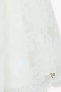 Tartine et Chocolat Robe Ecru tulle fleuri|Enfant Robes