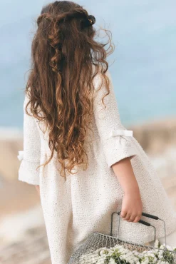 Tartine et Chocolat Robe Ecru en tweed|Enfant Robes