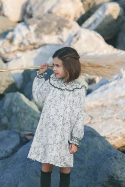Tartine et Chocolat Robe Ecru broderies|Enfant Robes
