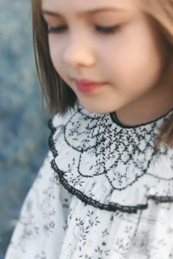 Tartine et Chocolat Robe Ecru broderies|Enfant Robes