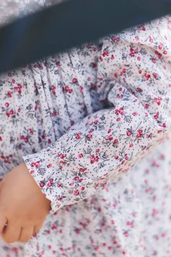 Tartine et Chocolat Robe Ecru imprimé fleuri| Robes