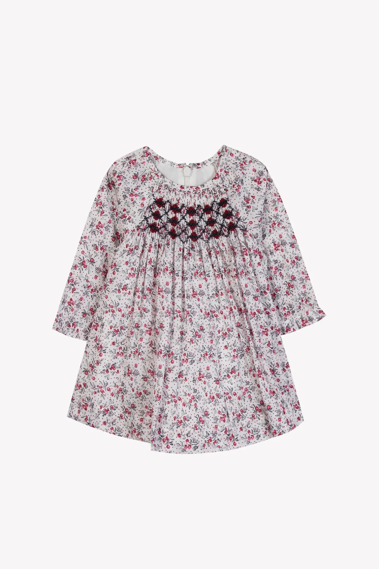 Tartine et Chocolat Robe Ecru imprimé fleuri| Robes