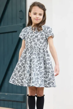 Tartine et Chocolat Robe Ecru fleurie|Enfant Robes