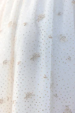 Tartine et Chocolat Robe Ecru velours et tulle|Enfant Robes