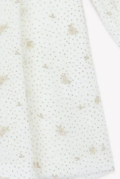 Tartine et Chocolat Robe Ecru velours et tulle|Enfant Robes