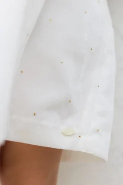 Tartine et Chocolat Robe Ecru en velours| Robes