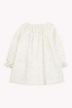 Tartine et Chocolat Robe Ecru en velours| Robes