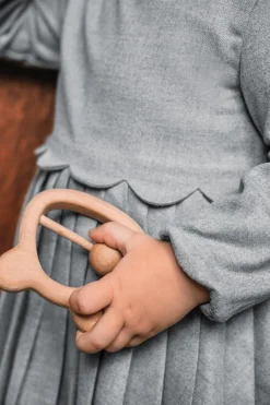 Tartine et Chocolat Robe Gris chiné plis religieux| Robes