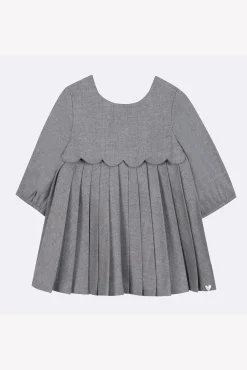 Tartine et Chocolat Robe Gris chiné plis religieux| Robes