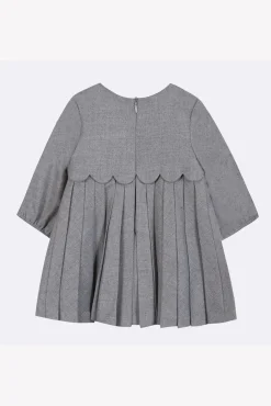 Tartine et Chocolat Robe Gris chiné plis religieux| Robes