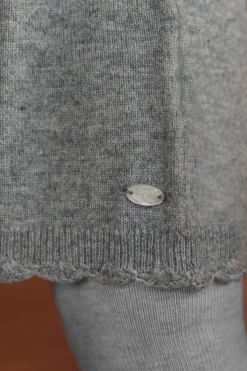 Tartine et Chocolat Robe Gris chiné broderies| Robes