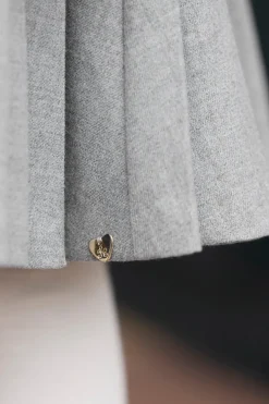 Tartine et Chocolat Robe Gris plissé|Enfant Robes