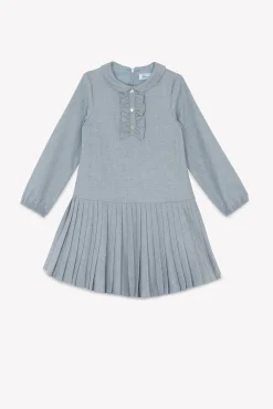 Tartine et Chocolat Robe Gris plissé|Enfant Robes
