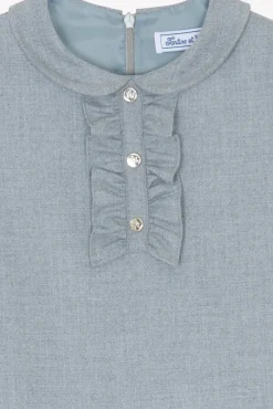 Tartine et Chocolat Robe Gris plissé|Enfant Robes