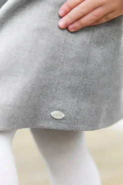 Tartine et Chocolat Robe Gris chiné à bretelles croisées| Robes
