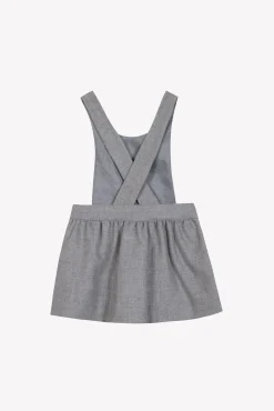 Tartine et Chocolat Robe Gris chiné à bretelles croisées| Robes