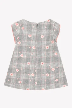 Tartine et Chocolat Robe Gris chiné fleurs| Robes