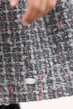 Tartine et Chocolat Robe Gris foncé en tweed|Enfant Robes