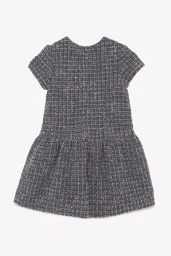 Tartine et Chocolat Robe Gris foncé en tweed|Enfant Robes