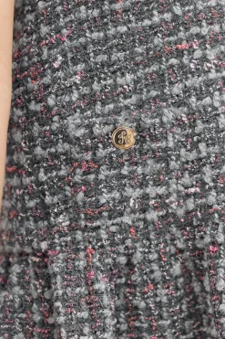 Tartine et Chocolat Robe Gris foncé en tweed|Enfant Robes