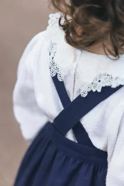 Tartine et Chocolat Robe Marine à bretelles croisées| Robes