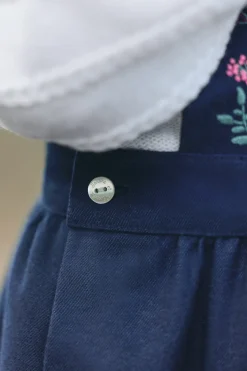 Tartine et Chocolat Robe Marine à bretelles croisées| Robes