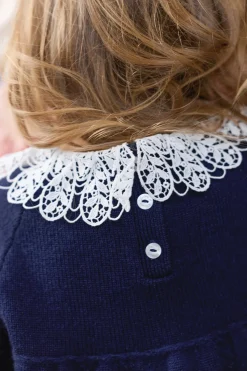 Tartine et Chocolat Robe Marine en maille| Robes