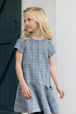 Tartine et Chocolat Robe Marine en tweed|Enfant Robes