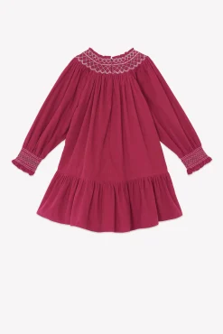 Tartine et Chocolat Robe Magenta velours|Enfant Robes