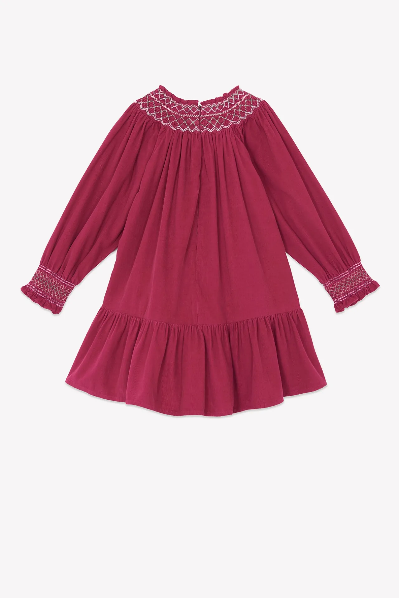 Tartine et Chocolat Robe Magenta velours|Enfant Robes