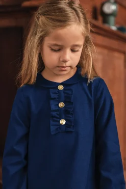 Tartine et Chocolat Robe Marine plissé|Enfant Robes